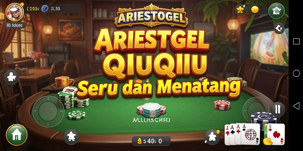 Tampilan gameplay ARIESTOGEL yang menarik dan menyenangkan.