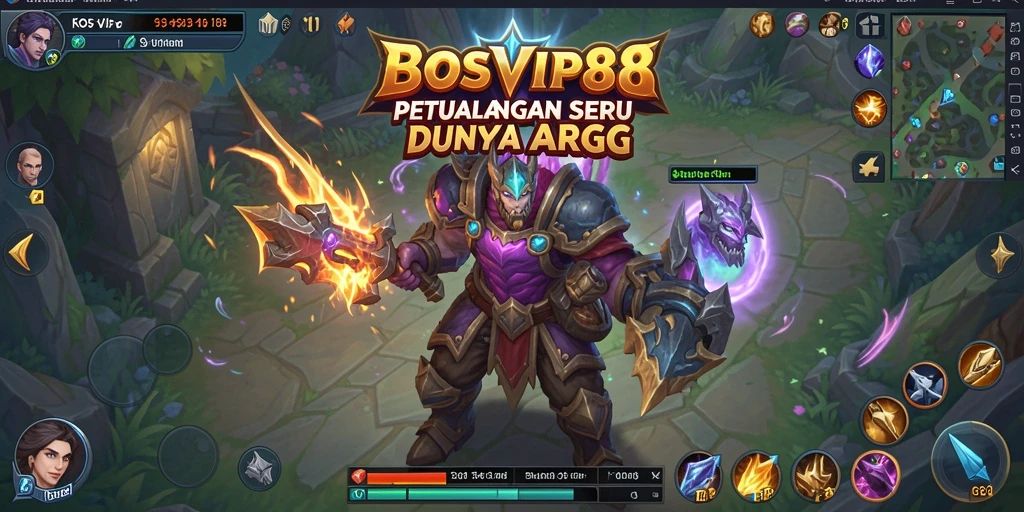 Screenshot gameplay seru di dunia ARPG BOSVIP88.