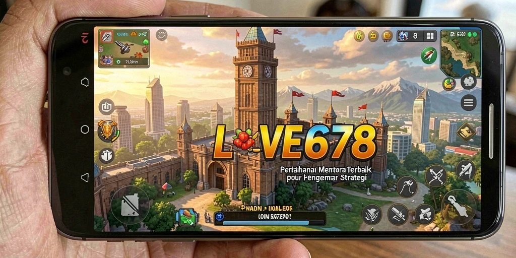 Tampilan gameplay menegangkan dalam LOVE678 dengan strategi Tower Defense yang menarik.
