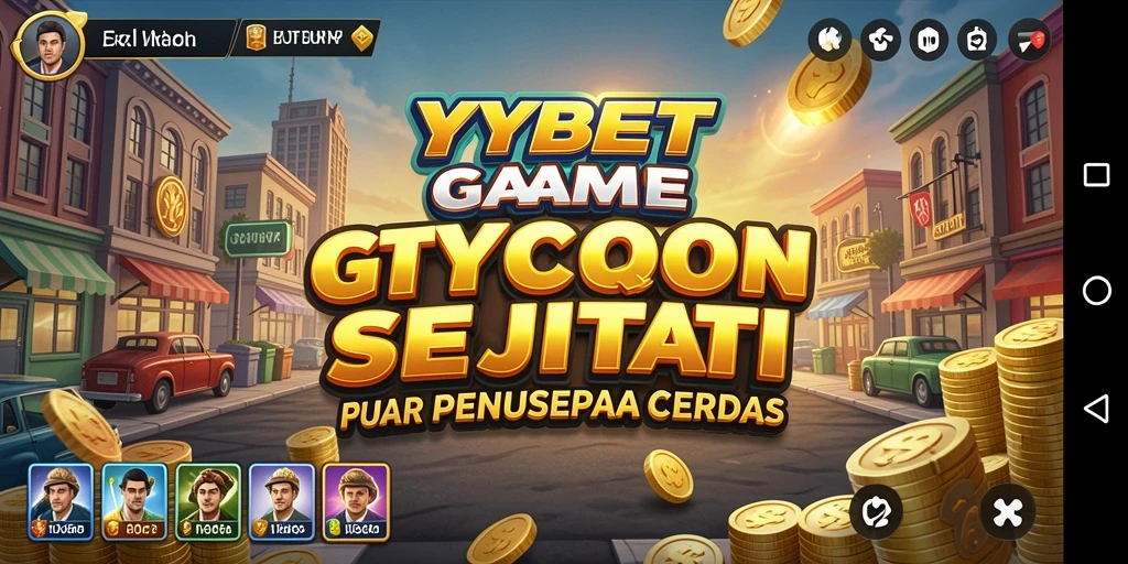 Screenshot gameplay YYBET menunjukkan pengalaman manajemen bisnis yang seru.